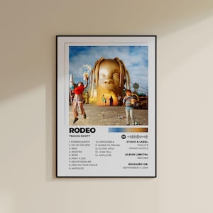Travis Scott - Rodeo Album Cover Poster | Rodeo Album Poster | Custom Album | Digital Print | Travis Scott Poster | Mothers Day Gift