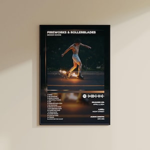Benson Boone - Fireworks & Rollerblades Album Cover Poster | Fireworks and Rollerblades Album Poster | Digital Print | Mothers Day Gift