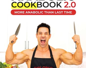 On Sale For A Limited Time!!! Anabolic Cookbook 2.0 | Diet Cookbook | Healthy Recipes | Tasty  Recipes | Weight Loss  | Vegetarian