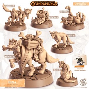 Iena - Compagni Selvaggi - Compagni di Cornelia - Castnplay - Resina/Sla 28 mm - 8K - Wargaming Fantasy Mininatures - Mordheim - Frostgrave DND