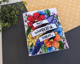 Most Wonderful Parent Card