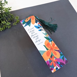 Always Flowers Bookmark