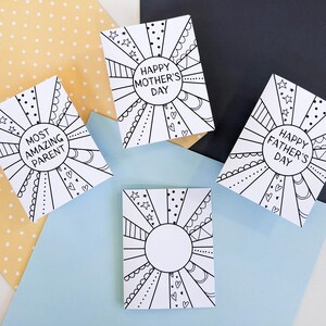 Color Me Sun Beams: kaart voor ouders
