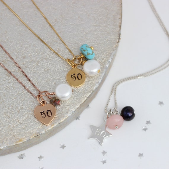 50th birthday jewellery for her
