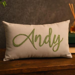 Punch Needle Kissen - anpassbarer Wurf Punch Needle Kissen für gemütliche Wohnkultur - perfektes Geschenk für Housewarming oder Geburtstage, Kissen Geschenk