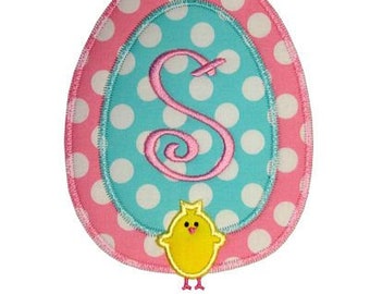 Machine Embroidery Design Applique Egg Frame INSTANT DOWNLOAD