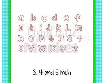 Machine Embroidery Design Dot Alphabet Font INSTANT DOWNLOAD