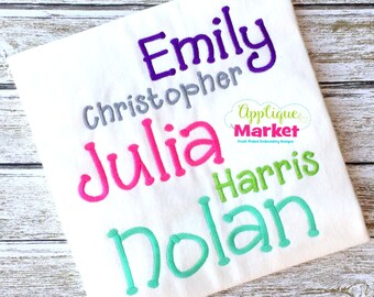 Machine Embroidery Design Julia Satin Alphabet Font INSTANT DOWNLOAD