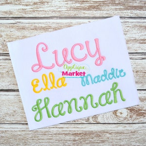 Machine Embroidery Design Happy Day Alphabet Font INSTANT DOWNLOAD