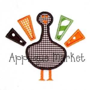 Machine Embroidery Design Applique Turkey INSTANT DOWNLOAD