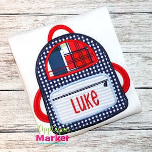 Machine Embroidery Design Embroidery Backpack Applique INSTANT DOWNLOAD