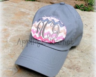Machine Embroidery Design Applique Mini Raggy Oval Patch and Hat Tutorial INSTANT DOWNLOAD