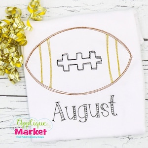 Projekt haftu maszynowego Bean Scribble Doodle Football NATYCHMIASTOWE POBIERANIE