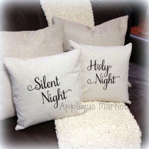 Machine Embroidery Design Embroidery Silent Night Holy Night INSTANT DOWNLOAD
