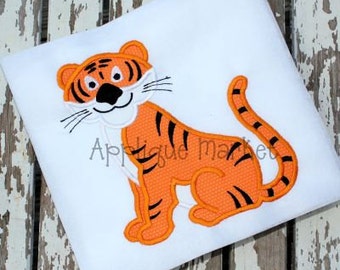 Machine Embroidery Design Applique Tiger 2  INSTANT DOWNLOAD