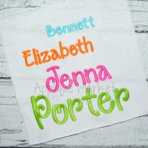 Machine Embroidery Design Peyton Alphabet INSTANT DOWNLOAD