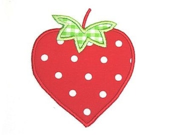 Machine Embroidery Design Strawberry INSTANT DOWNLOAD