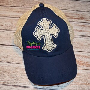 Machine Embroidery Design Embroidery Cross Chevron Beaded Embroidery INSTANT DOWNLOAD