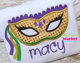 Machine Embroidery Design Embroidery Mardi Gras Mask INSTANT DOWNLOAD
