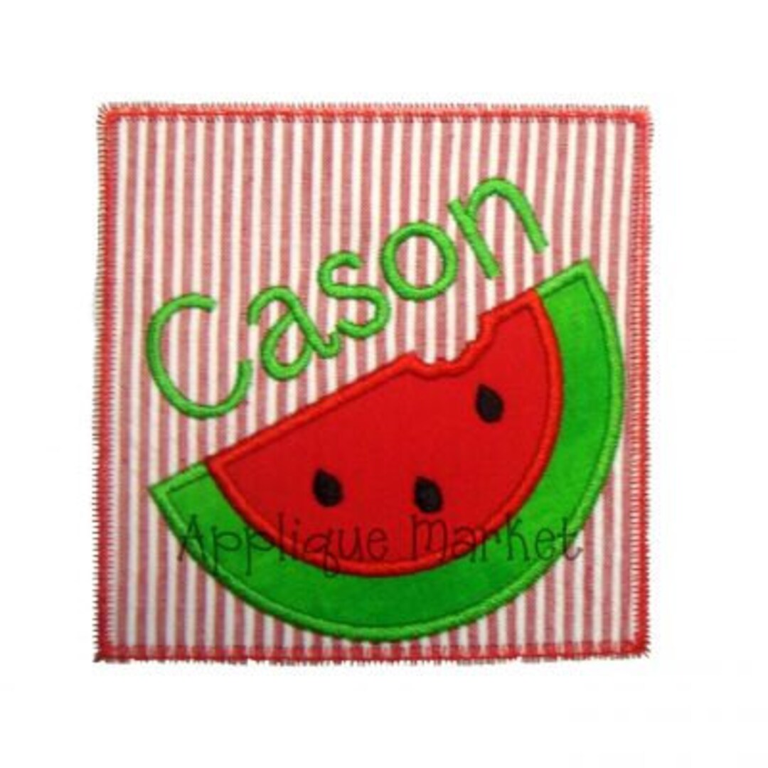 Machine Embroidery Design Applique Watermelon Box INSTANT DOWNLOAD - Etsy