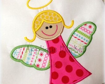 Machine Embroidery Design Applique Angel INSTANT DOWNLOAD