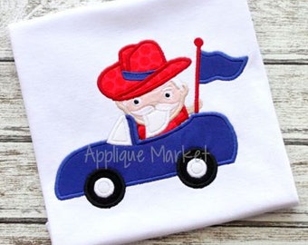 Machine Embroidery Design Applique Southern Gentleman Mascot Car INSTANT DOWNLOAD