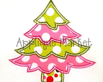 Machine Embroidery Design Applique Tree Two INSTANT DOWNLOAD