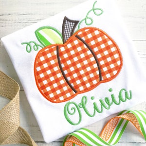 Machine Embroidery Design Applique Plump Pumpkin INSTANT DOWNLOAD
