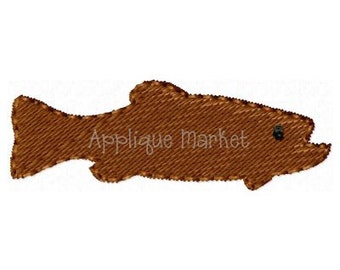 Machine Embroidery Design Embroidery Trout Mini INSTANT DOWNLOAD