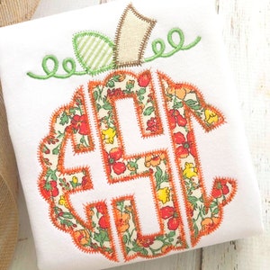 Machine Embroidery Design Round Scallop Applique Monogram Font Zig Zag INSTANT DOWNLOAD