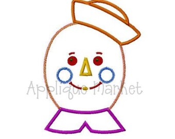Machine Embroidery Design Applique Andrew Doll 3D INSTANT DOWNLOAD