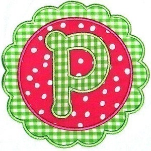 Machine Embroidery Design Scallop Applique Frame INSTANT DOWNLOAD
