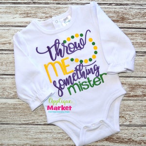 Machine Embroidery Design Embroidery Throw Me Something INSTANT DOWNLOAD