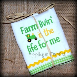 Machine Embroidery Design Farm Livin INSTANT DOWNLOAD