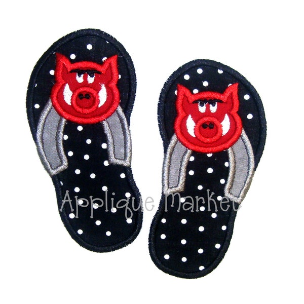 Applique Razorback Razorback Applique - Etsy