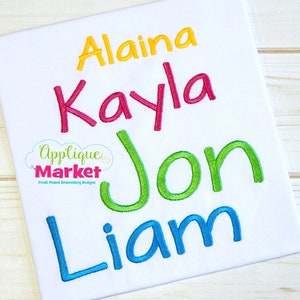 Machine Embroidery Design Alphabet Font When Oceans Rise Alphabet INSTANT DOWNLOAD