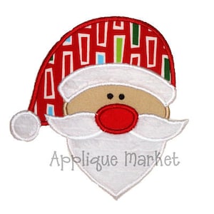Machine Embroidery Design Applique Mr. Claus INSTANT DOWNLOAD