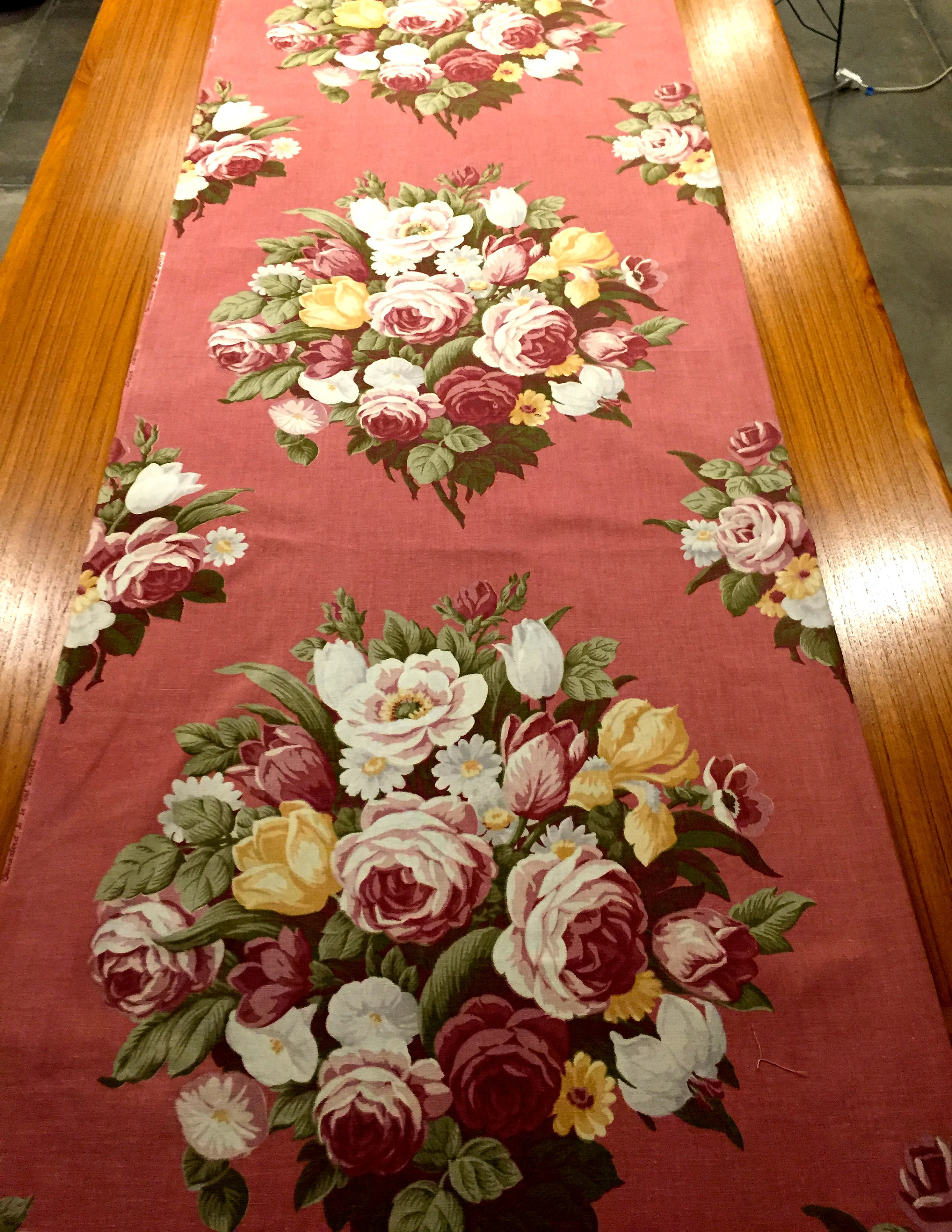 40s Floral Fabric with Romantic Roses and Tantalizing Tulip Bouquets