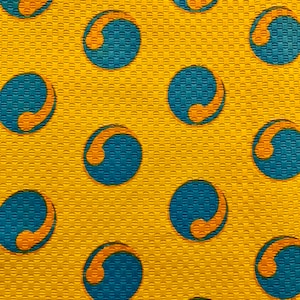 70s Scandinavian Op Art Fabric Remnant: Mid Century Modern Textile (44&quot;W x 43&quot;L)