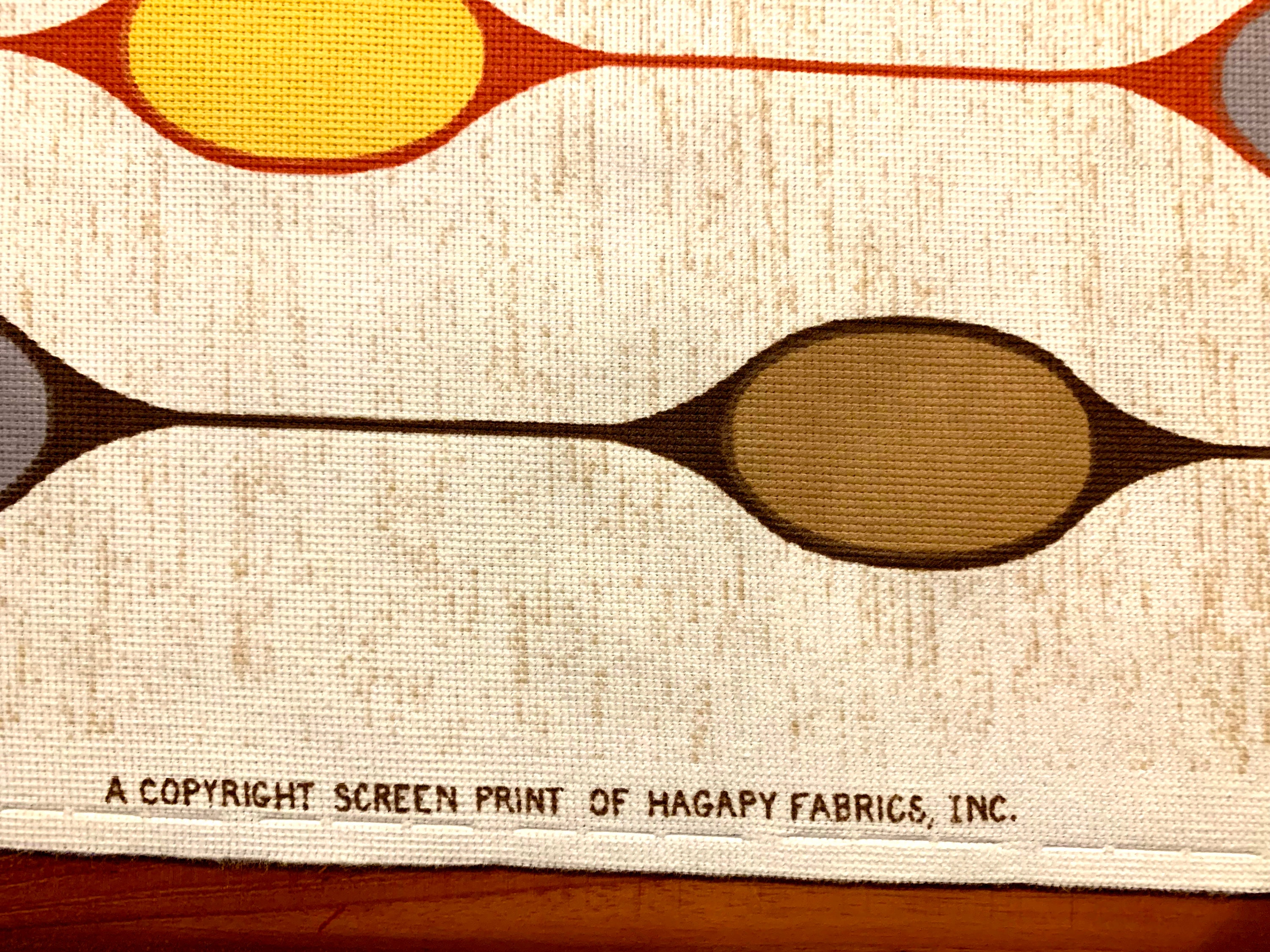 Mod Disco 70s Abstract Fabric with a Danish Modern Vibe for Upholstery