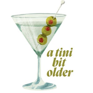 Un cartello per festa di compleanno da bar un po&#39; più vecchio - Personalizzabile! Modello Canva fai da te