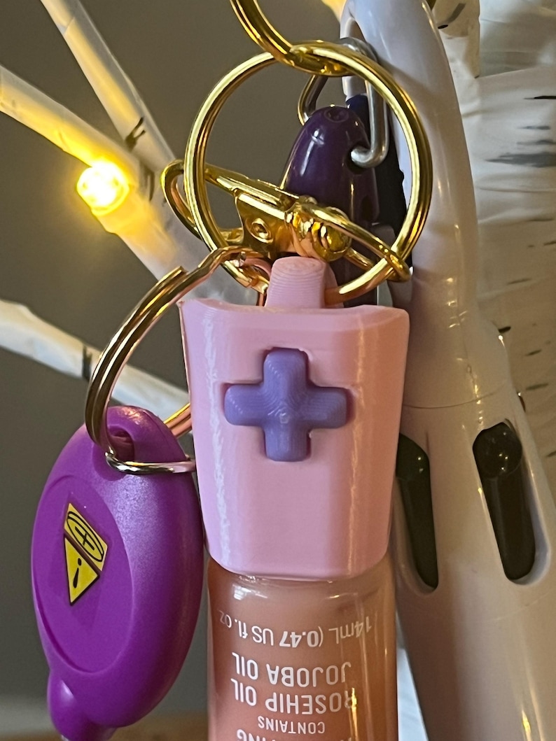 Nurse Gift All in One Keychain Lip Gloss Holder Accessory: Hospital ...