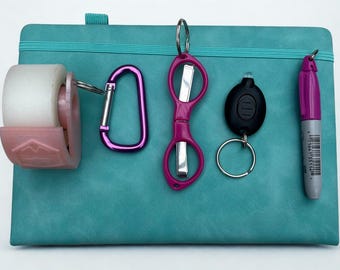 Kit di strumenti essenziali per infermieri: porta nastro glitterato, mini luce e forbici