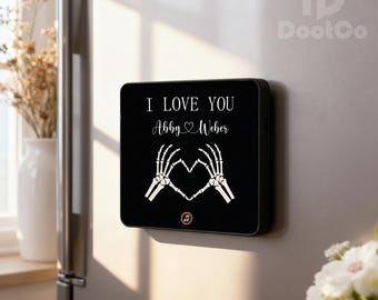 Personalized Song Fridge Magnet,Custom Fridge Magnet,Magnet With Music,Valentine's Day Gift,Anniversary Gift,I Love You Fridge Magnet