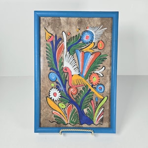 Mexican Amate Bark Painting, Folk Art