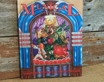 Cookbook by Musicians, 100+ Recipes by Famous Musical Artists, Vintage 1990's "A Musical Feast"