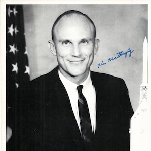 Astronaut Thomas K. Mattingly, Authentic NASA Photo, Size 8 by 10 inches, Not Framed, Vintage