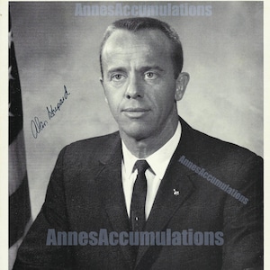 Astronaut Alan B. Shepard, Authentic NASA Photo, Size 8 by 10 inches, Not Framed, Vintage