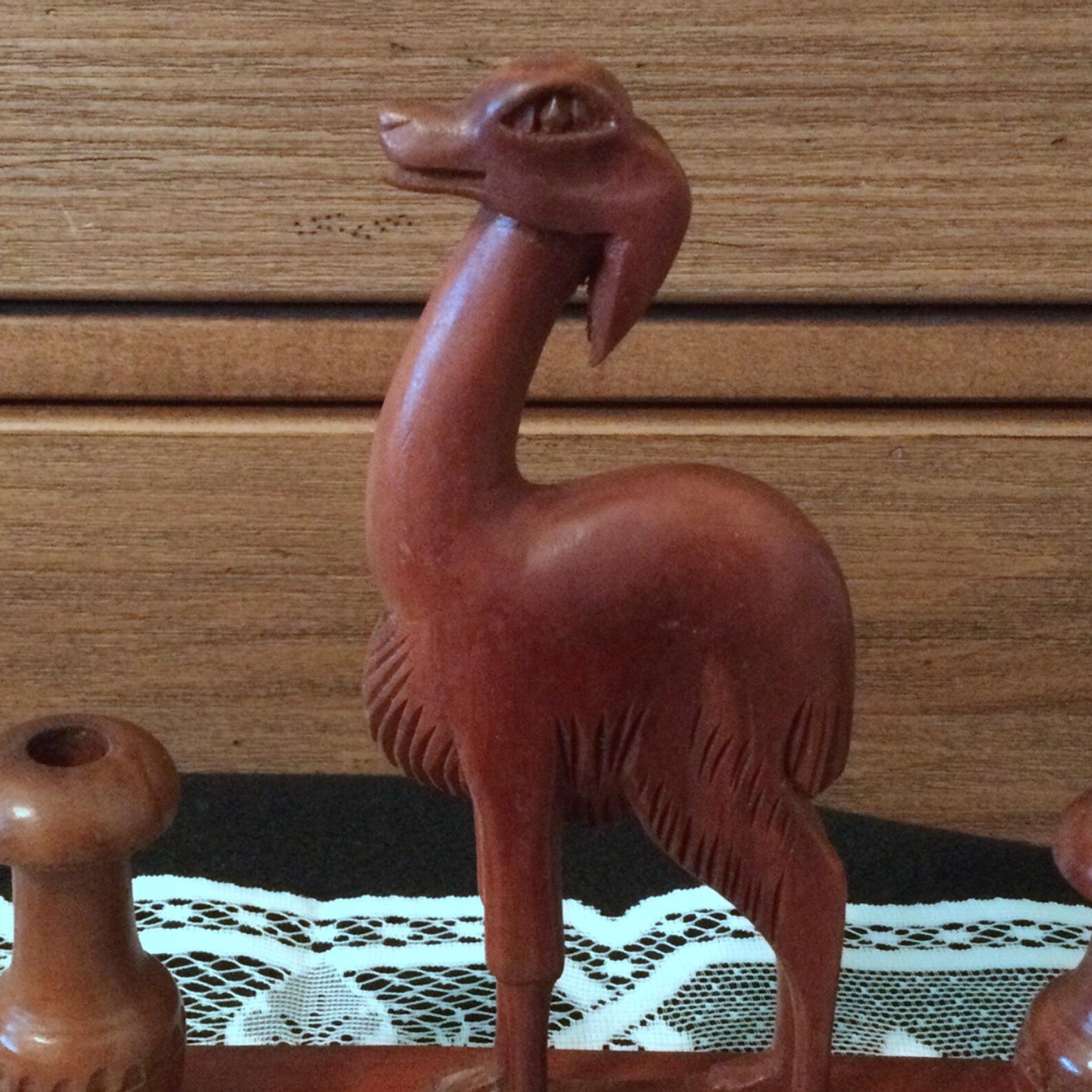 Incense Burner Unusual Quirky Carved Solid Wood Mythical Etsy
