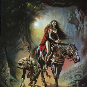 Boris Vallejo Book Page Print, 1 Page/2 sides, Vintage Science Fiction Fantasy Wall Print, Ready to Frame